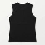 Blusa Básica Suave Sin Mangas Para Mujer Apx-0214 Aspik® Negro Lisa M