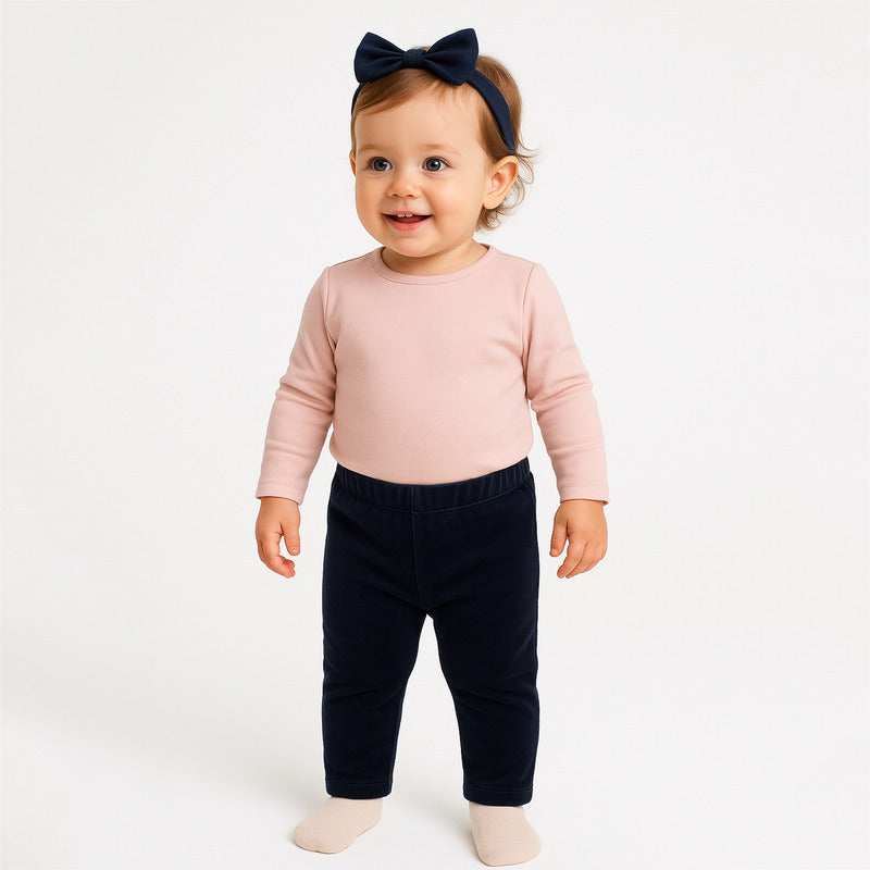 Pantalón Leggins Terciopelo Para Bebé Mod.2736 Mayoral® Marino Terciopelo 12 Meses
