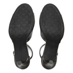 Sandalias Tacón 8.5cm Formales Para Dama Estil.140503 Flexi® Antimonio Brillante 24 Mx