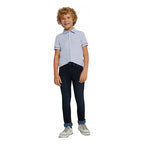Pantalón Mezclilla Para Niño Mod.7585 Marca Mayoral® Azul Oscuro Liso 12