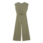 Jumpsuit Para Niña Mod.6865 Marca Mayoral® Verde Musgo 18 Años