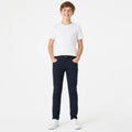 Pantalón Slim Fit Para Niño 582 Marca Mayoral Nukutavake® Azul Marino Liso 8