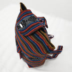 Mochila Artesanal Tejida Tipo Morral Con Bolsillo Frontal 10kg