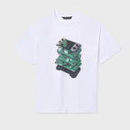 Playera Casual Para Niño Mod.6033 Marca Mayoral Nukutavake® Blanco Videojuego 8 Años Lisa