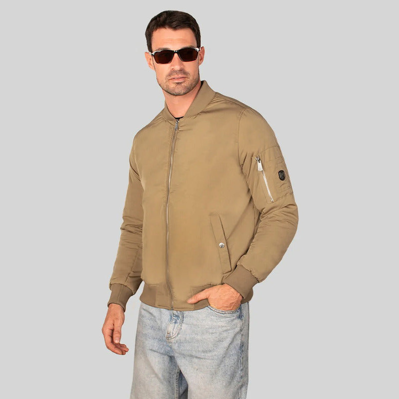 Chamarra Bomber Para Caballero Cw89-pol7336 Greenlander®
