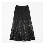 Falda De Encaje Con Forro Corto Integrado X63101 Bobois® Negro Encaje M