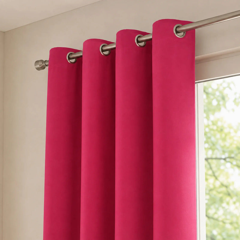 Set De Cortinas Blackout 2pz 1.37 X 2.13mts Luna® Fiusha