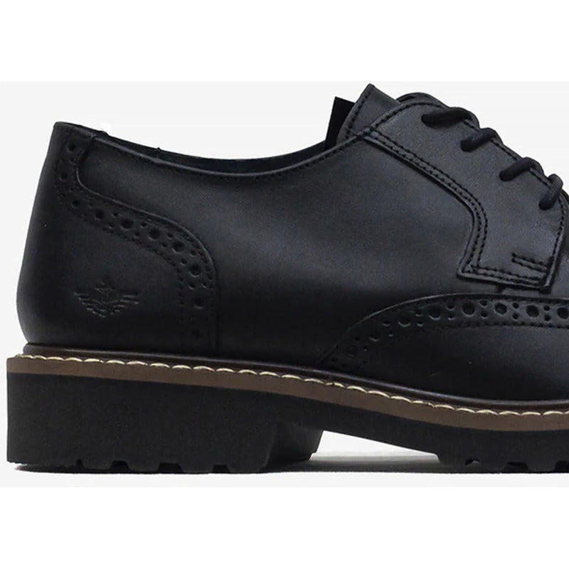 Zapato Bostoniano Para Caballero Mod.d2125751 Marca Dockers® Negro Bostoniano 26 Mx