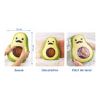 Cojín Decorativo Suave Diseños Divertidos Providencia® Multicolor Aguacate Mostacho