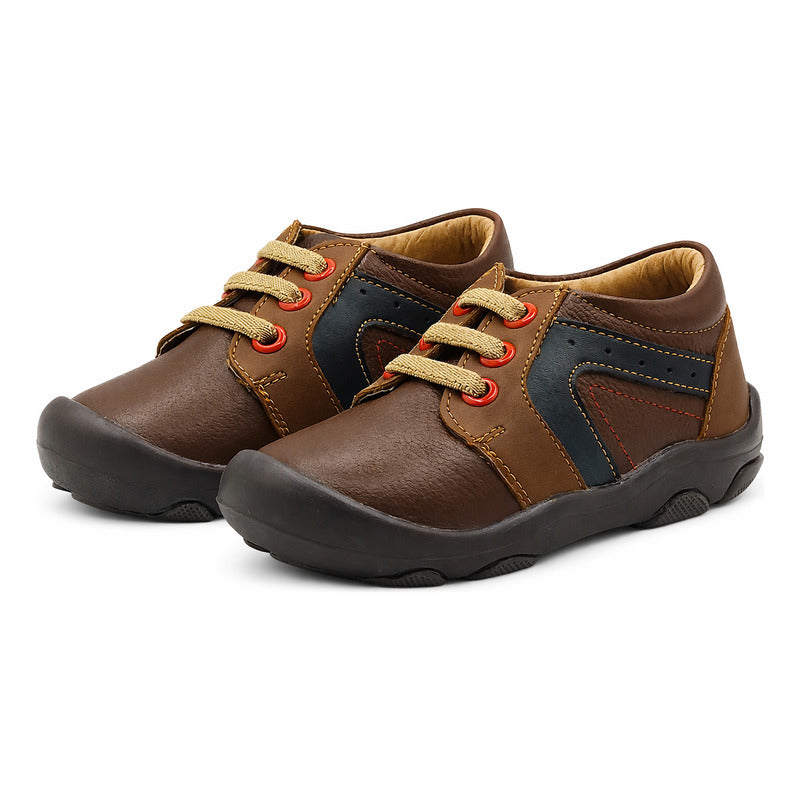 Zapato Para Niño Mod. Chelssi 25222 Marca Mini Burbujas®