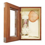 Set Para Bautizo Vela+concha+toalla+caja De Madera
