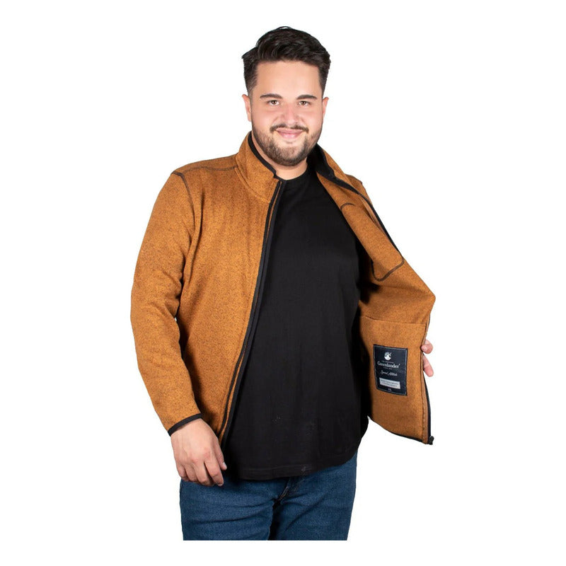 Chamarra Ligera Knit Hombre Mod.cw80-sud8638 Greenlander® Mustard 1x Lisa