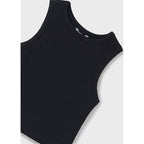 Blusa Con Torera Bolero Canalé Para Niña Mod.6150 Mayoral® Negro Lisa 14 Años