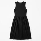 Vestido Largo Maxi Casual Para Mujer Mkmv0091 Makn & Co® Negro Lisa Ch