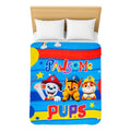 Cobertor Ligero Super Suave Matrimonial Diseños Providencia® Paw Patrol Pawsome  850 G Multicolor
