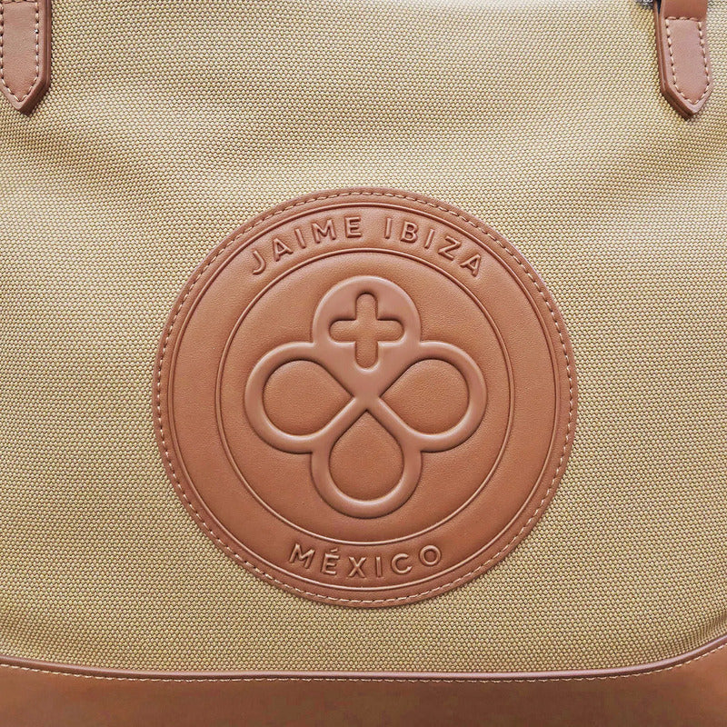 Bolso Satchel Para Dama Mod.ji 2931 Marca Jaime Ibiza® Carmelo Panal Chocolate