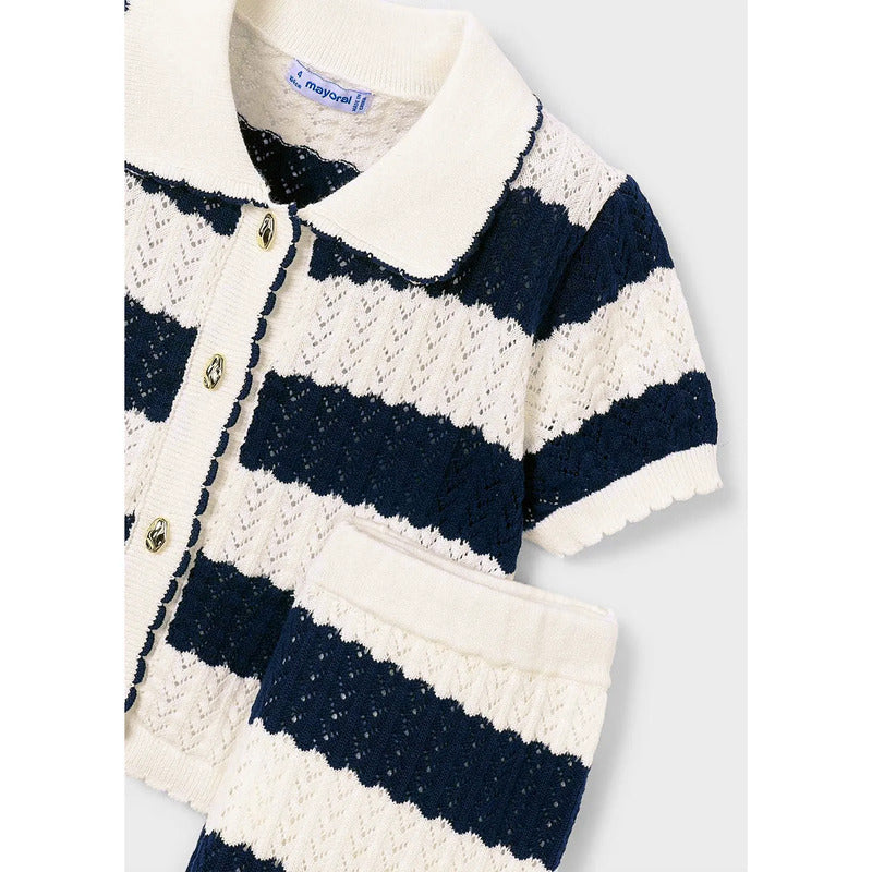 Conjunto Tipo Tejido Para Niña Pantalon+blusa 3219 Mayoral® Porcelana 5 Años
