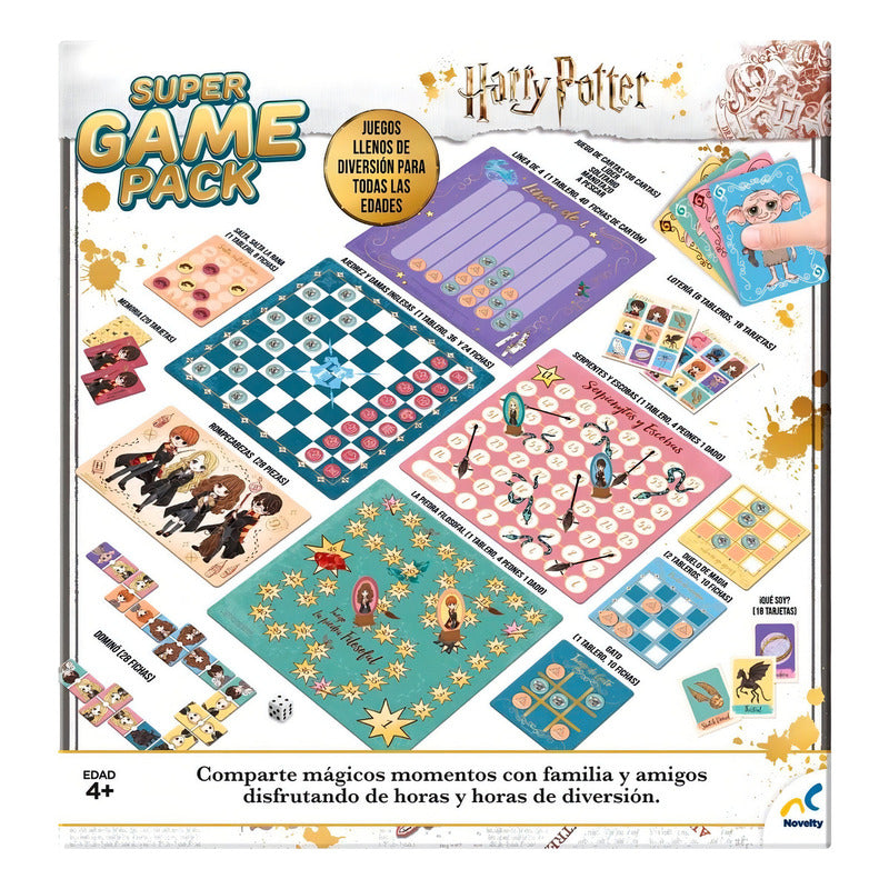 Super Game Pack, Harry Potter, Domino, Memoria Y Más