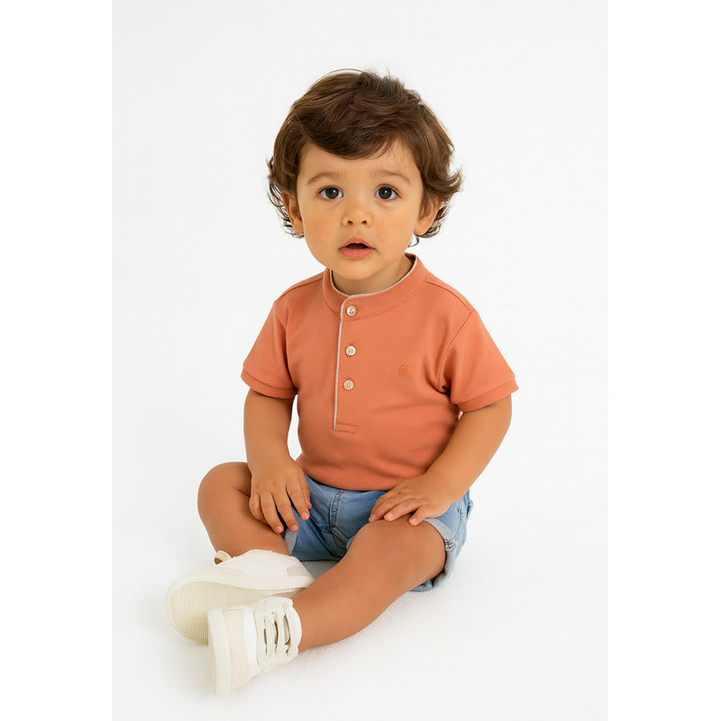 Playera Tipo Polo Para Bebé Mod. 1107 Marca Mayoral®