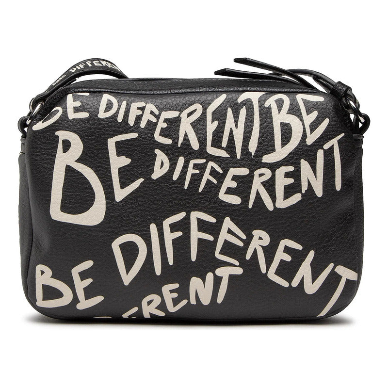Bolso Pequeño Para Mujer Mod.22waxpay/2000 Desigual® Negro Lisa Níquel Multicolor