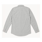 Camisa Lino Regular Fit Para Hombre Mod. Le2604 Roosevelt® Gris Lisa Ch