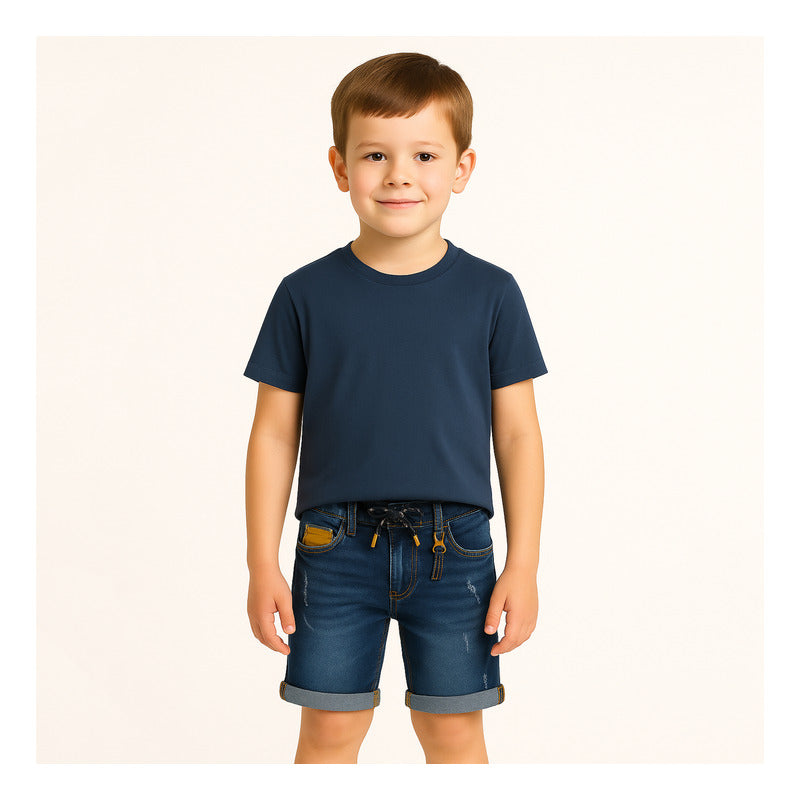 Short Bermuda De Niño Mod.215-9001al Marca Losan®