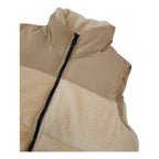 Chaleco Aborregado Para Caballero Mod.h45307 Marca Bobois® Beige Lisa Ch