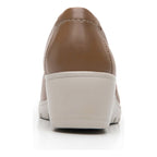 Zapato Slip On Casual Para Mujer Mod.104806 Marca Flexi® Marrón Claro Lisa 26 Mx