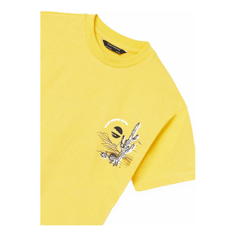 Conjunto Para Niño Short+playera Mod.6653 Marca Mayoral® Amarillo 14