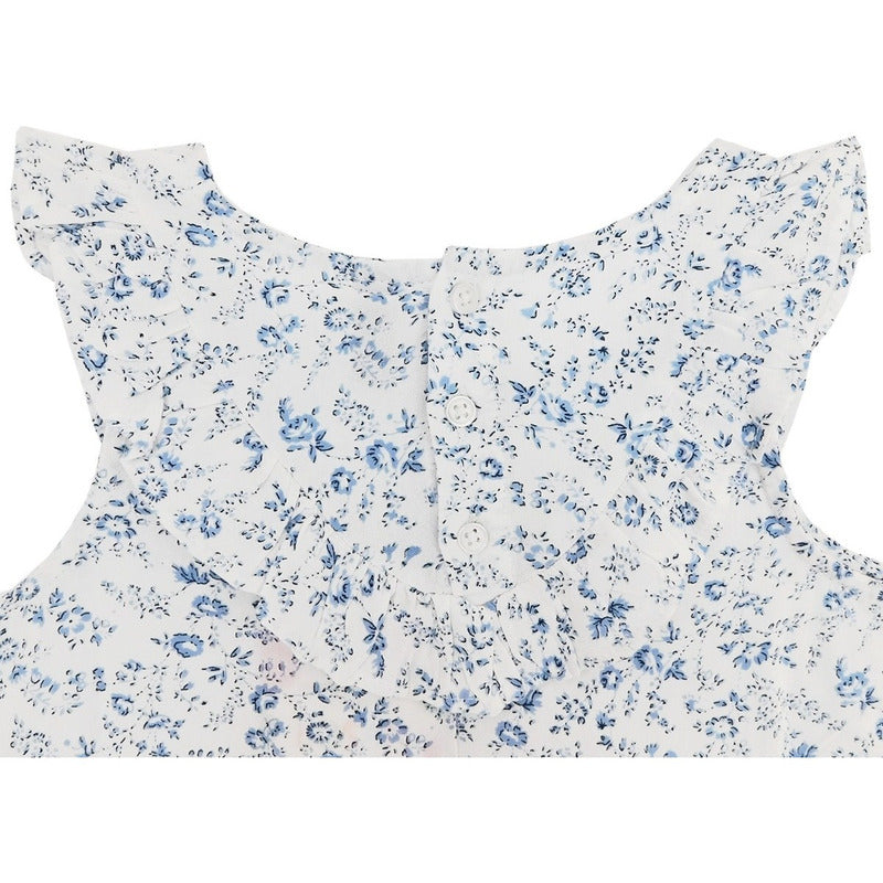 Blusa Holgada Estampado De Flores Marca Losan 016-3001al