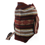 Mochila Artesanal Tejida Tipo Morral Con Bolsillo Frontal 10kg
