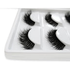 Pestañas Postizas En Tira 5 Pares Marca Kfer Valtierra® Negro Whispy K8 C 1.5 Cm