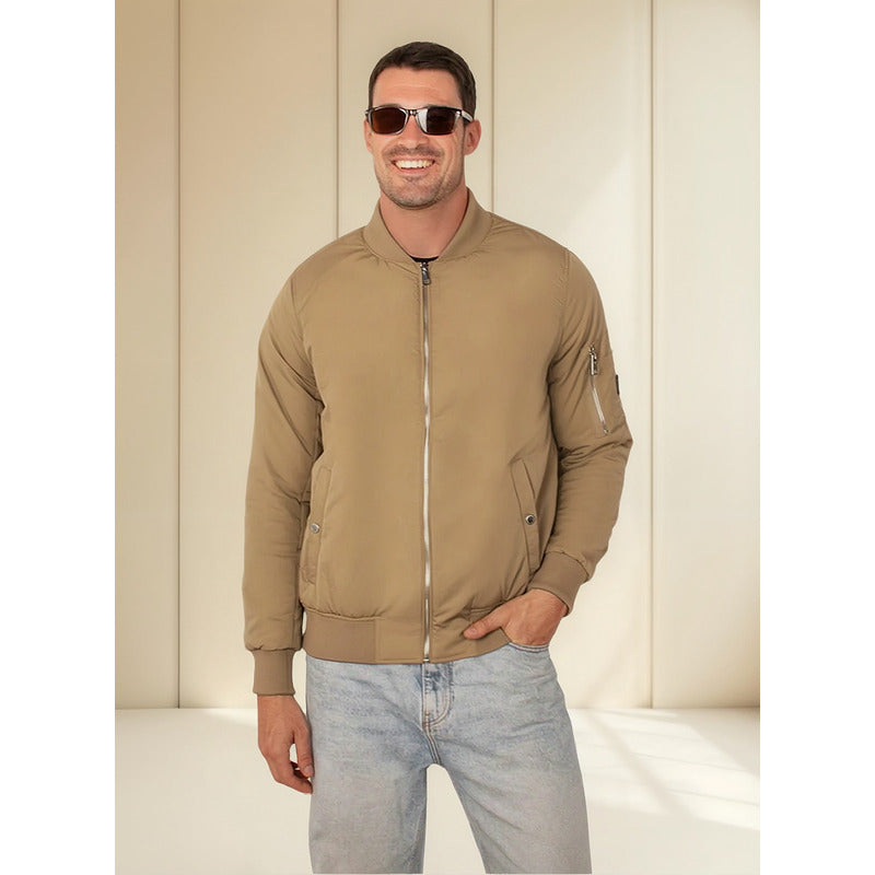Chamarra Bomber Para Caballero Cw89-pol7336 Greenlander®