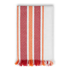 Servilleta De Cocina Multiusos Tejida 45 X 55cm Rojo Rayas