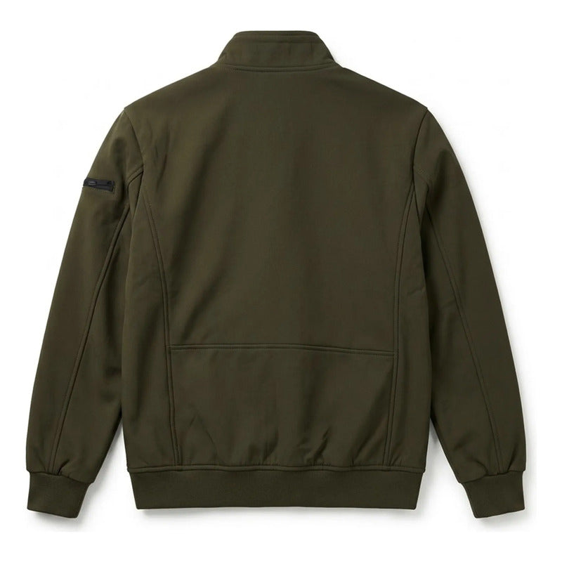 Chamarra Softshell Tipo Bomber Cw90-pol8728l Greenlander® Olivo Ch Lisa
