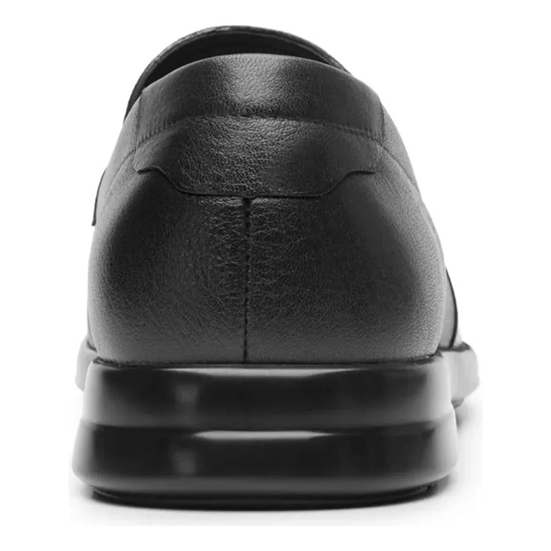 Zapato Mocasín Para Hombre Plantilla Anatómica 423003 Flexi® Negro Lisa 26,5 Mx