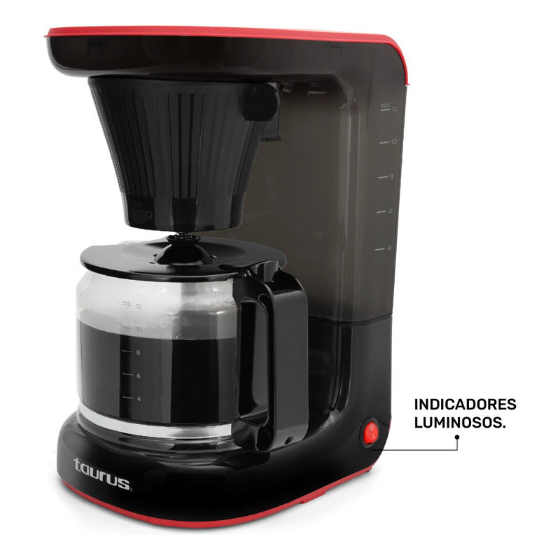 Cafetera Taurus Velvet Coffee 1.5l Café Aroma Intenso Negro