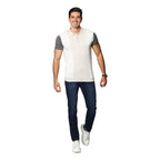 Playera De Hombre Manga Corta Mod.a35455 Marca Bobois®
