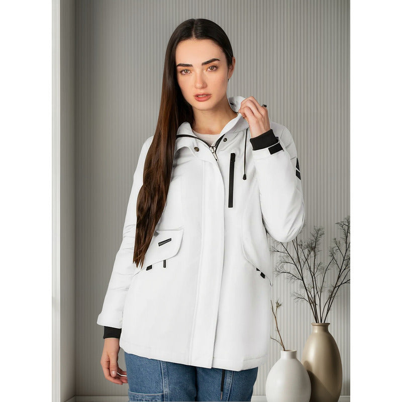 Chamarra Gorro Desmontable Dw86-pol8900 Marca Greenlander®