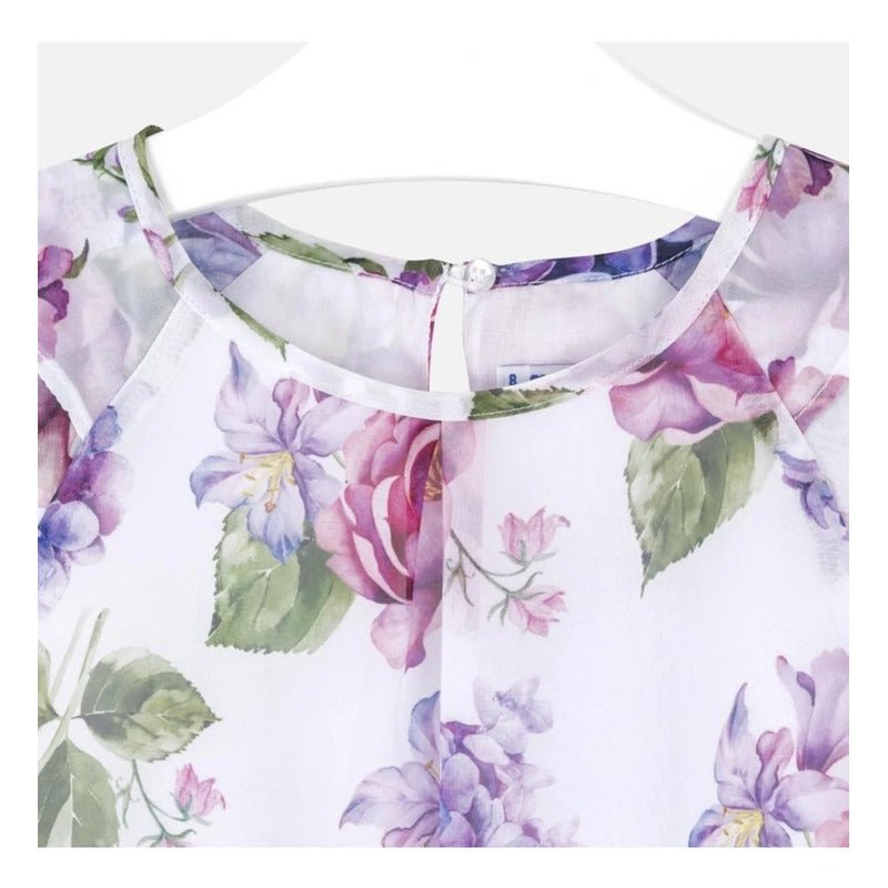 Vestido/mono Para Niña Floreado Marca Mayoral®