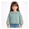 Suéter Cuello Holán Para Niña Mod.4430 Marca Mayoral® Salvia Liso 7 Años