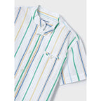 Camisa Cuello Mao Para Niño Mod.3115 Clorofila Mayoral® Clorofila Rayas 2 Años