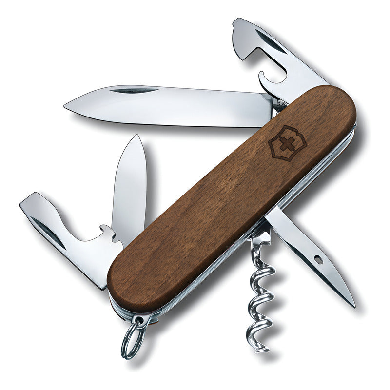 Navaja Mediana De Madera Café Victorinox - 1.3601.63 Color Marrón