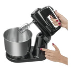 Batidora De Mano Black+decker Planetaria 2 En 1 Pedestal Color Negro Frecuencia 3