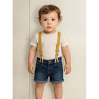 Short Con Tirantes Para Bebé Mod.217-9006al Marca Losan®