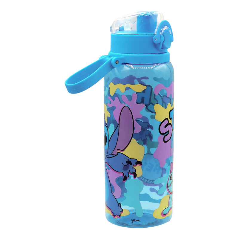 Botella De Agua Ligera Con Asa 900ml Diseños Animados