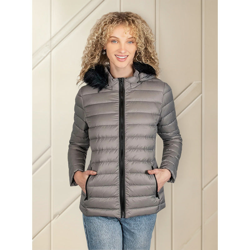 Chamarra Con Gorro Desmontable Dw83-pol7181 Greenlander®