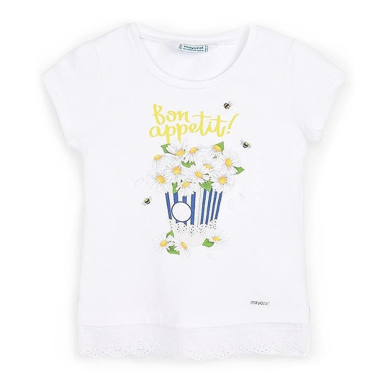 Blusa Con Estampado Floral De Niña Mayoral 3013