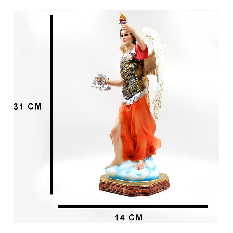 Imagen Religiosa De Resina Decorativa Angel Protector
