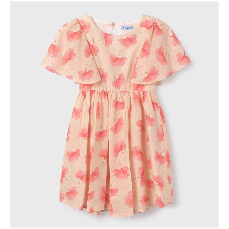 Vestido Estampado Para Niña Mod.6945 Tulipan Marca Mayoral®